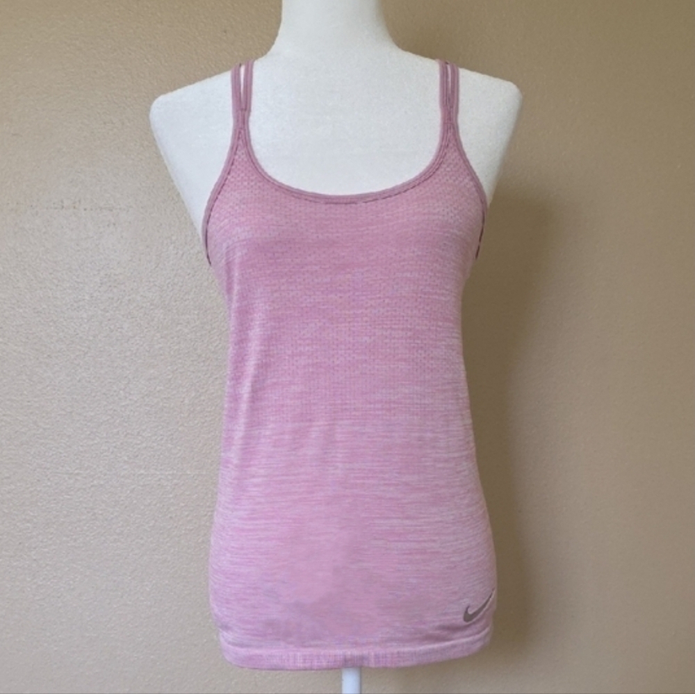 Nike Dri Fit One Luxe Womens Slim Fit Strappy Tank - Size XS